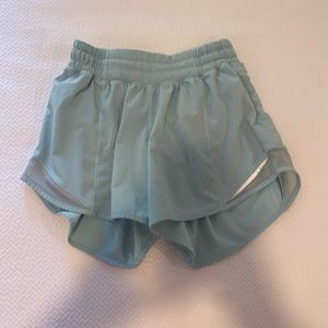 Lululemon shorts size 2. Icing blue